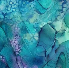 108" Whale Song Bolted Fabric - Ombre