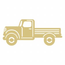 MDF Cut Out - Truck #4, 12"