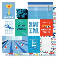 MVP Swimming 12x12 Paper- Backstroke