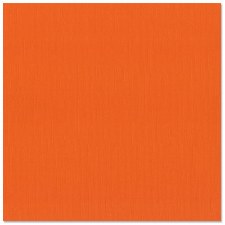 12x12 Orange Textured Cardstock- Bazzill Orange