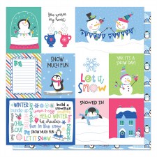 Snow Day 12x12 Paper - Bundle Up