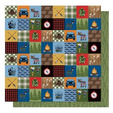 The Great Outdoors 12x12 Paper- Camping Gear