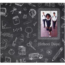 MBI 12x12 Postbound Scrapbook- Chalkboard School Days