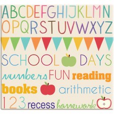 MBI 12x12 Postbound Scrapbook- Elementary School