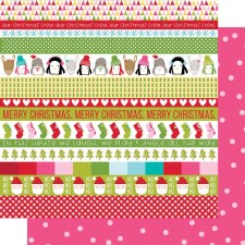 Fa La La 12x12 Paper- Borders