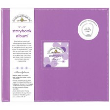 Doodlebug 12x12 Storybook 3-Ring Album- Lilac