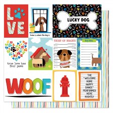 Bow Wow 12x12 Paper- Lucky Dog