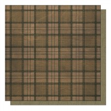The Brave 12x12 Paper - Military Plaid