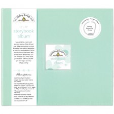 Doodlebug 12x12 Storybook 3-Ring Album- Mint