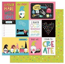 Crafting with My Gnomies 12x12 Paper- Oh Crop