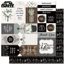 Love & Cherish 12x12 Paper- Our Story