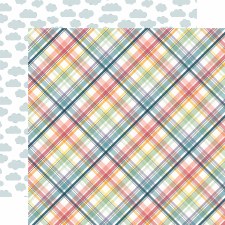 A New Day 12x12 Paper- Perfect Day Plaid