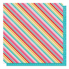 Little Chef 12x12 Paper - Sweet Stripe