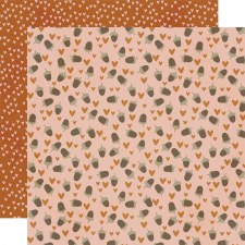 Acorn Lane 12x12 Paper - Warm Hearts
