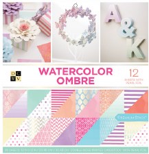 12x12 DCWV Paper Stack- Watercolor Ombre