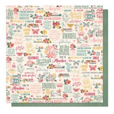 Hello Lovely 12x12 Paper - Wonderful
