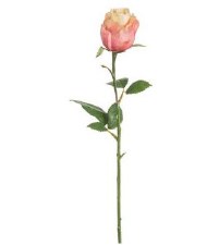 Rose Bud Spray, 17.5" - Pink