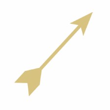 MDF Cut Out - Arrow #5, 18"