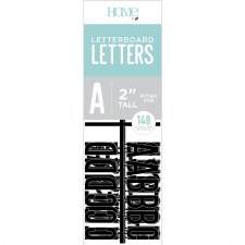 DCWV Letterboard 2" Letters- Black