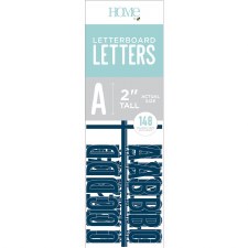 DCWV Letterboard 2" Letters- Navy