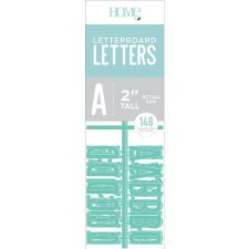 DCWV Letterboard 2" Letters- Teal