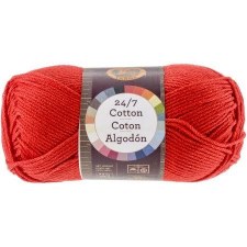 24/7 Cotton Yarn- Red