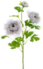 Ranunculus Spray, 24"- Grey