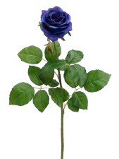 Confetti Large Rose Spray, 27.5"- Blue