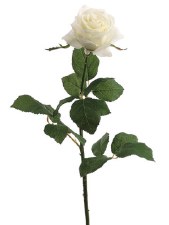 Confetti Large Rose Spray, 27.5"- Cream