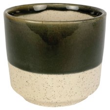 Black & Tan Miguel Pot, 3.25" x 2.75"
