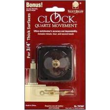 Clock Movement & Hands- For 3/4" Surfaces
