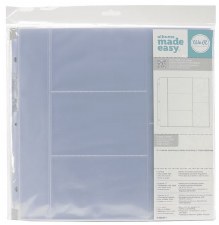 We R Memory Keepers 12x12 3-Ring Photo Sleeves, 10ct- 4x6, 6x4, 2x12
