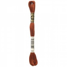300 DMC Embroidery Floss - Very Dark Mahogny
