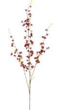36" Fall Blossom Spray Burgundy