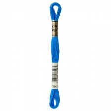3843 DMC Embroidery Floss - Electric Blue