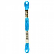 3845 DMC Embroidery Floss - Medium Bright Turquoise