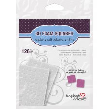 3D Foam Squares- .5"X.5"