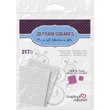 3D Foam Squares- .25" (154) & .5" (63)