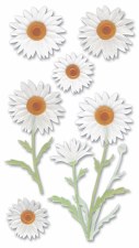 Jolee's Florals Dimensional Stickers- Daisies
