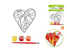 3D Suncatcher Kit, 3.5" x 4.3" - Heart
