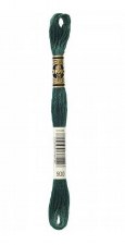 500 DMC Embroidery Floss - Very Dark Blue Green