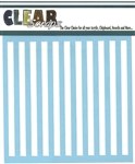 Clear Scraps 6x6 Stencil- Stripes
