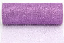 6" Glitter Tulle Roll, 10 yards- Lavender