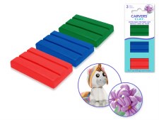 Carver's Clay 3pc Assortment- Primary