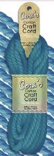 Cora's Cotton Craft Cord- Turquoise, 6mm