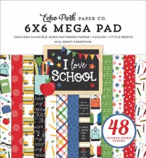 I Love School 6x6 Mega Paper Pad