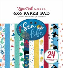 Sea life 6x6 Paper Pad
