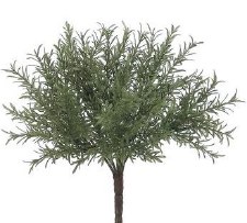 Allstate Floral Green Gray Spanish Moss Bush, 10 in.