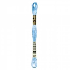 827 DMC Embrodiery Floss - Very Light Blue