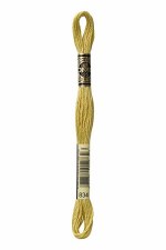 834 DMC Embroidery Floss - Very Light Olive Green